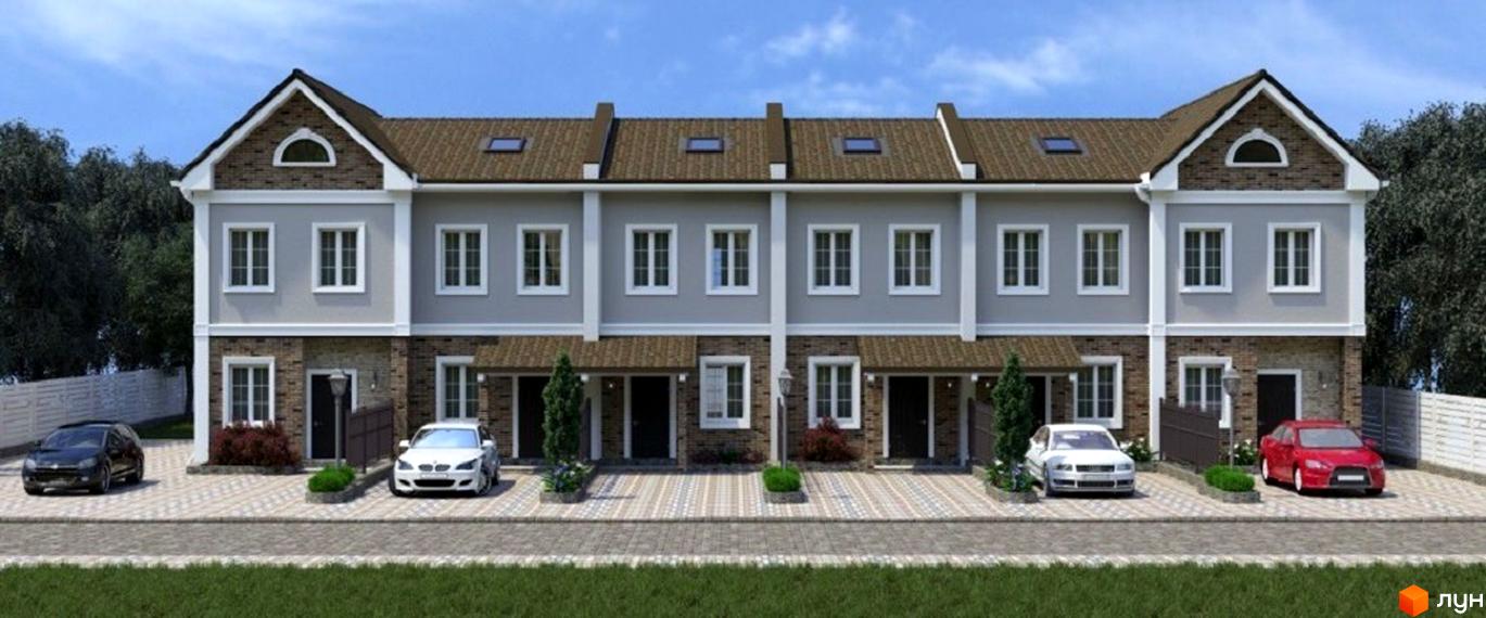 Зовнішній вигляд таунхаусів 