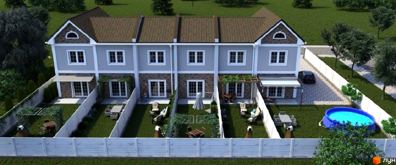 Зовнішній вигляд таунхаусів 