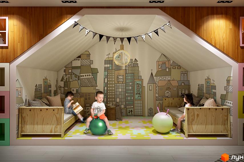 Дитяча кімната в стилі мультфільму 