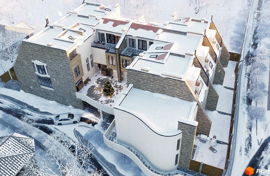 Зимовий вигляд новобудови 