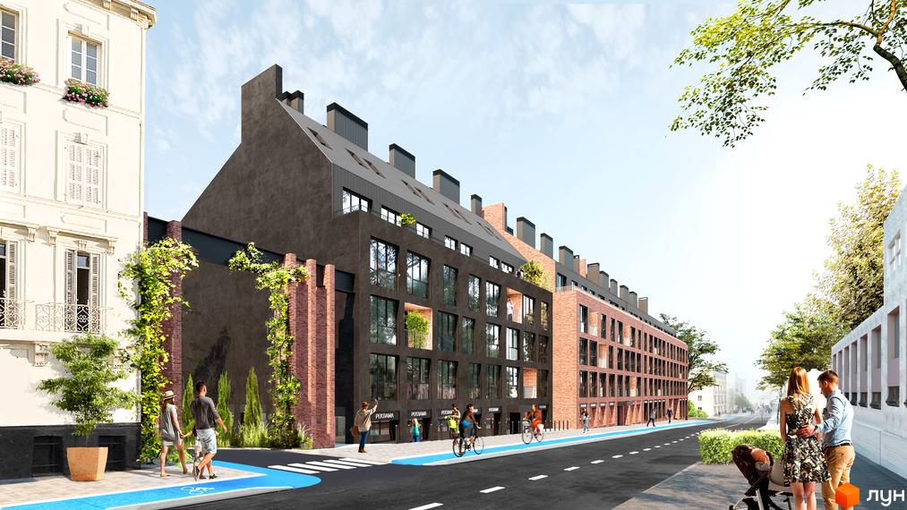 Зовнішній вигляд житлового комплексу 