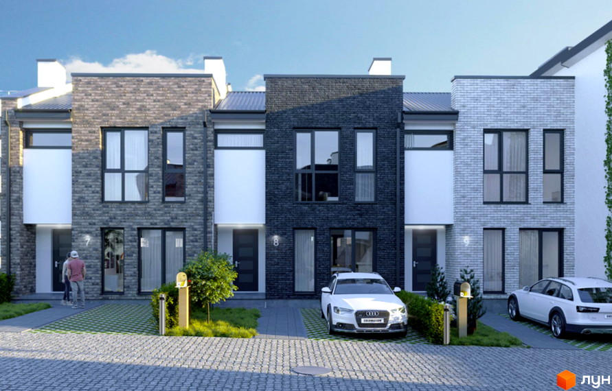 Зовнішній вигляд таунхаусів