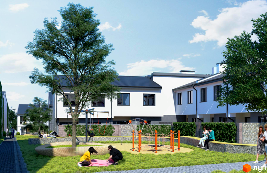 Зовнішній вигляд таунхаусів