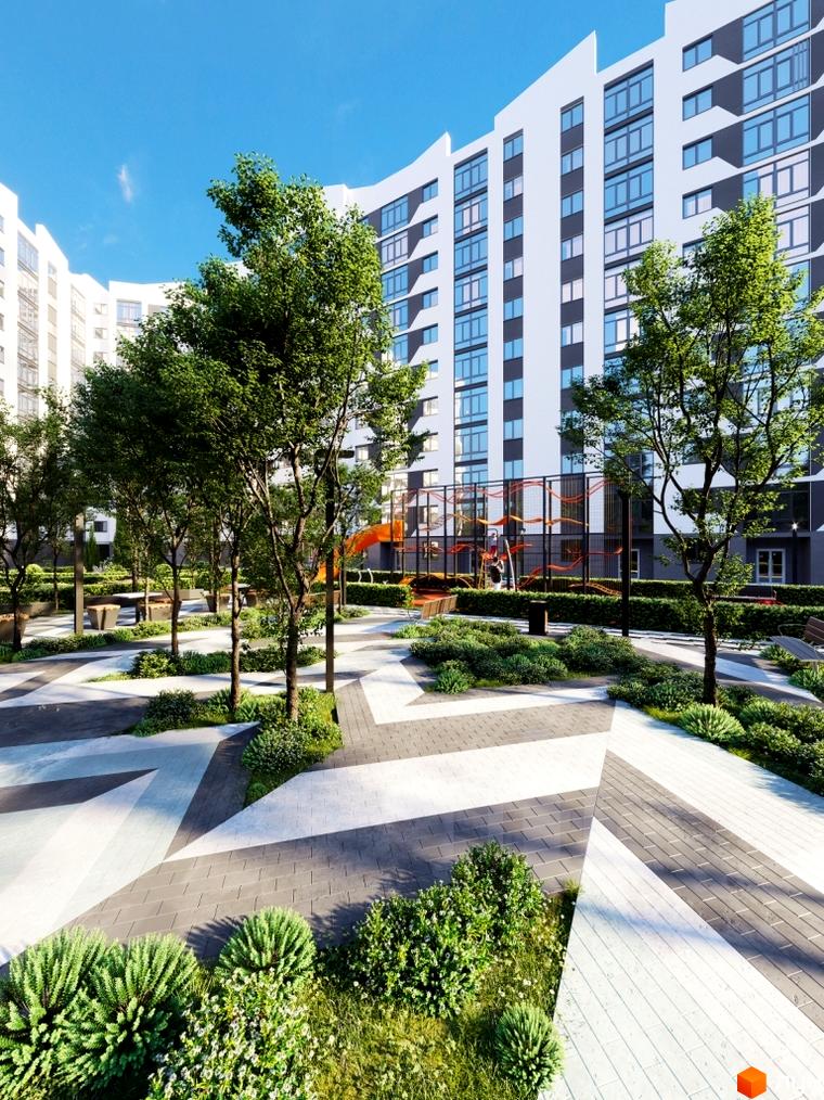 Житловий комплекс Авіатор. Сучасний житловий комплекс з дитячим майданчиком та зеленими зонами відпочинку.
