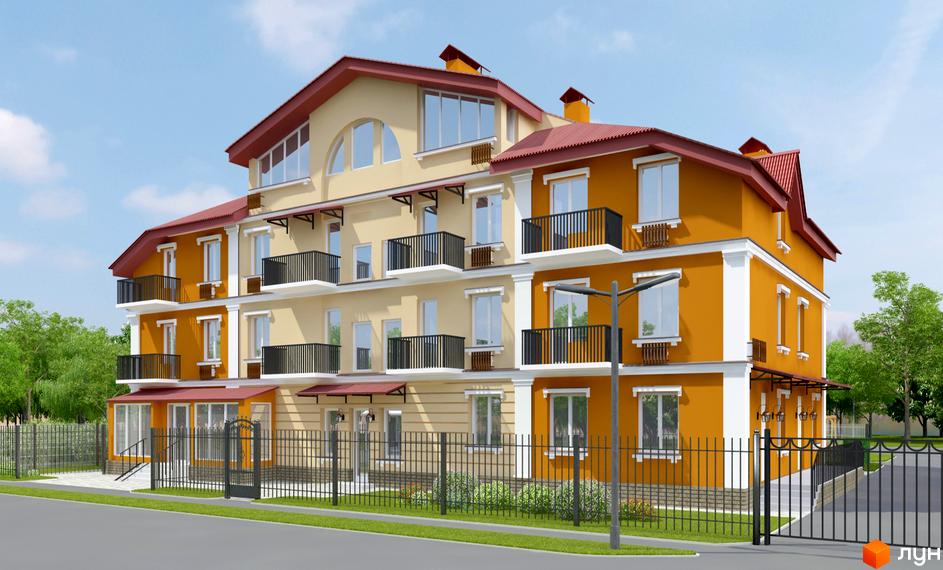 Зовнішній вигляд клубного будинку 