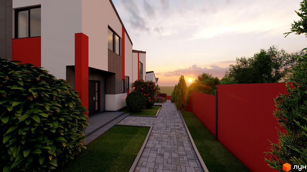 Зовнішній вигляд таунхаусів 