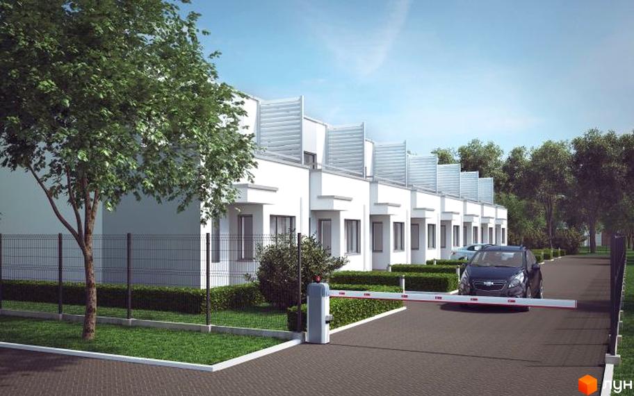 Зовнішній вигляд таунхаусів 