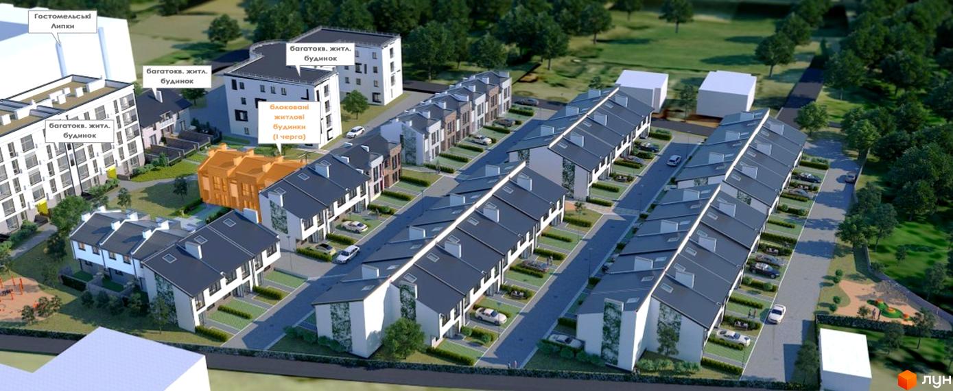 Зовнішній вигляд таунхаусів