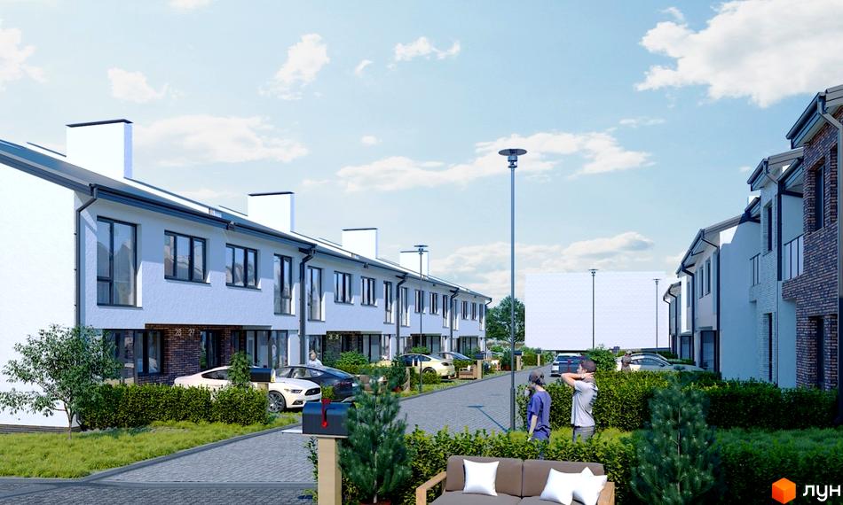 Зовнішній вигляд таунхаусів