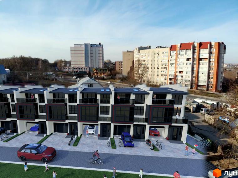 Зовнішній вигляд таунхаусів 