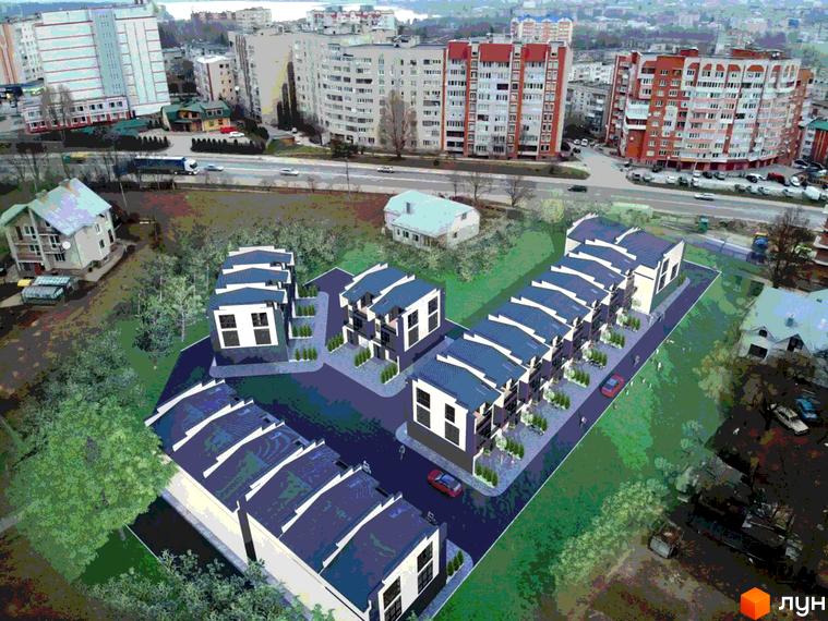 Зовнішній вигляд таунхаусів 