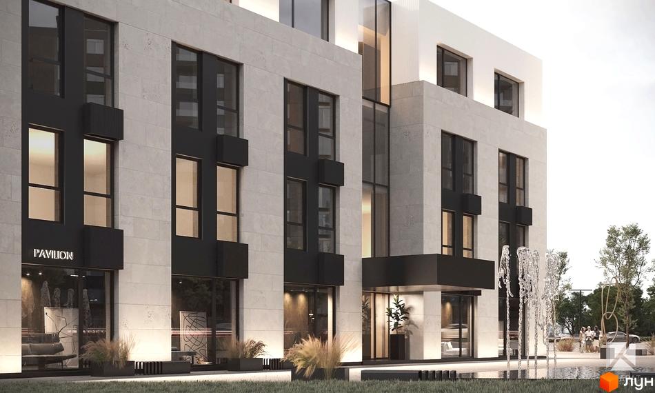 Зовнішній вигляд новобудови ЖК 