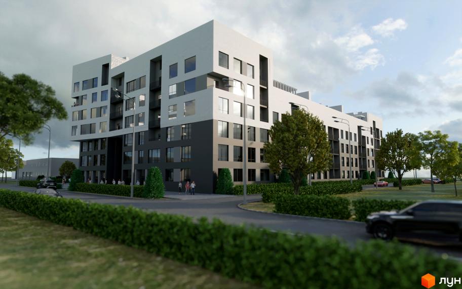 Зовнішній вигляд новобудови ЖК 