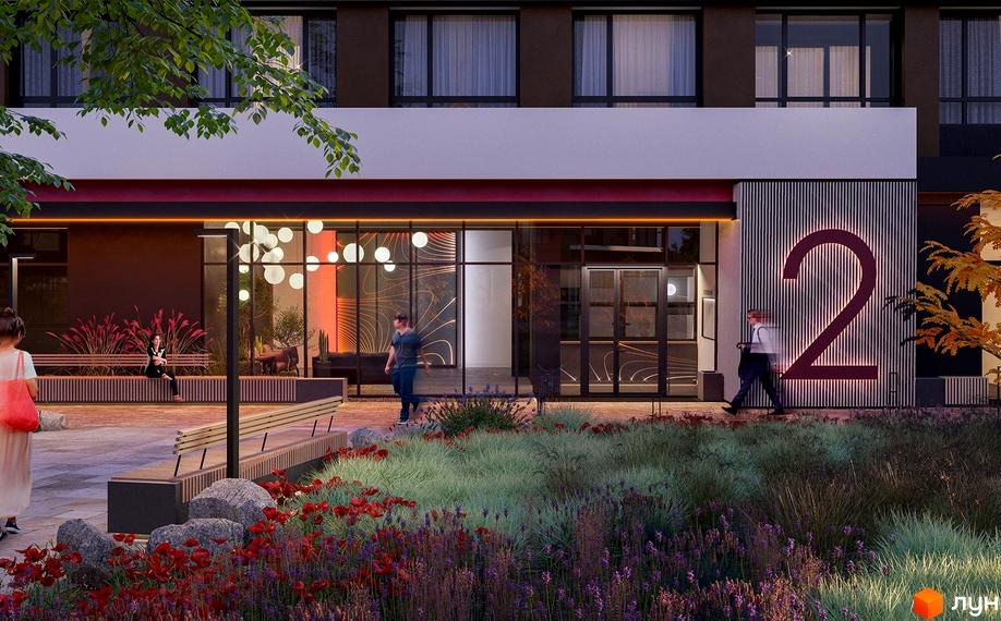 Житловий комплекс Great: фасади будівель з великим числом 