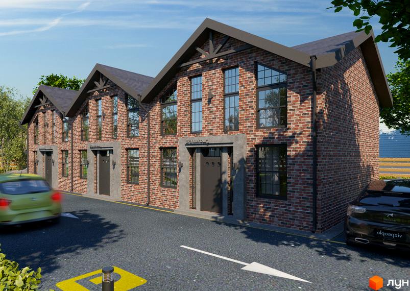 Фасад таунхаусів 