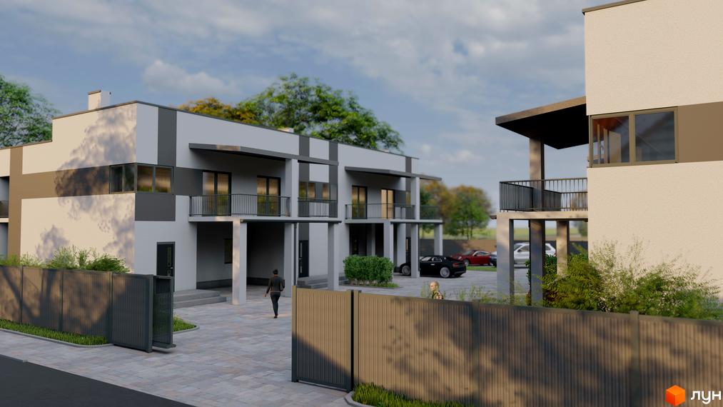 Зовнішній вигляд таунхаусів 