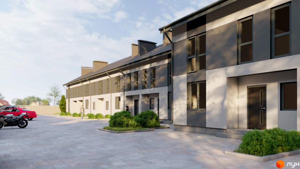 Зовнішній вигляд таунхаусів 