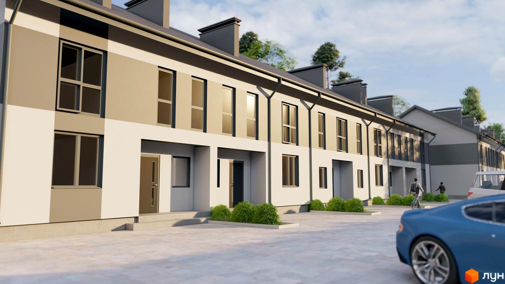 Зовнішній вигляд таунхаусів 