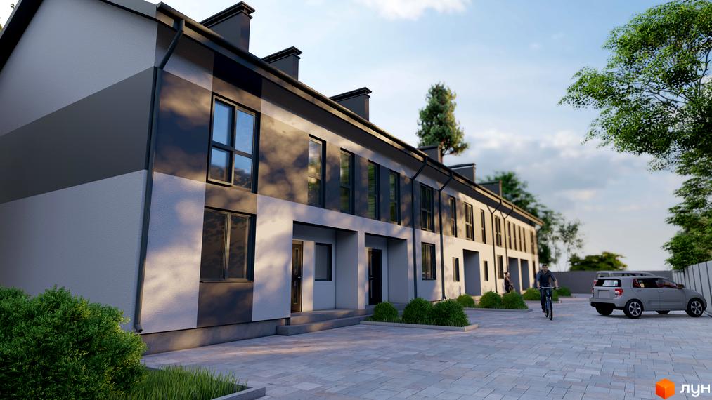 Зовнішній вигляд таунхаусів 