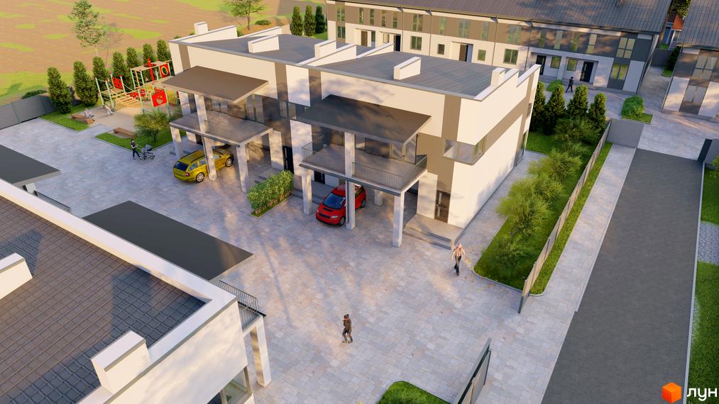 Зовнішній вигляд таунхаусів 