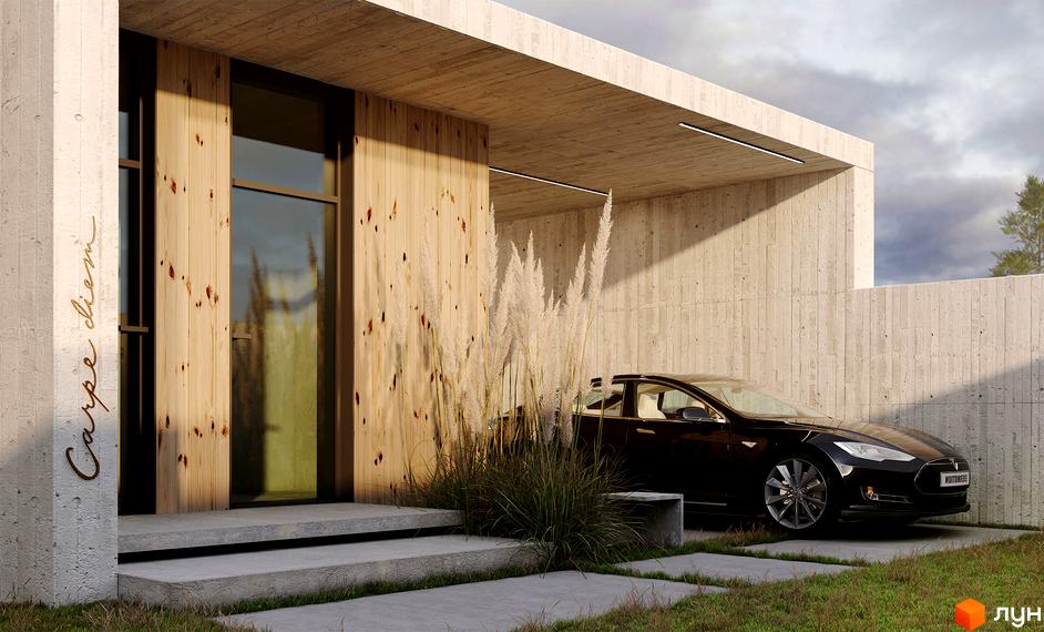 Сучасний житловий комплекс на вул. Піщана, 25а, 25б, з елегантним фасадом та прибудинковою територією з автомобілем.