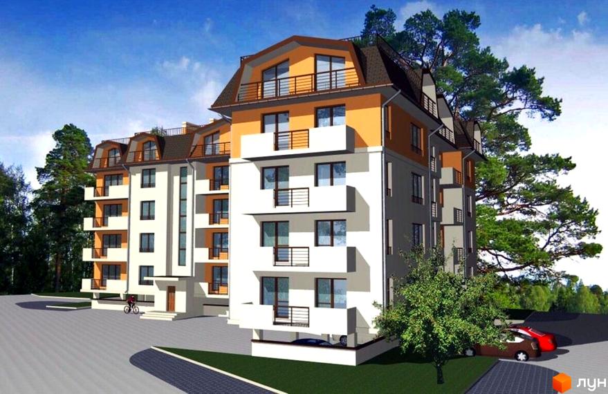 Зображення фасаду Житлового комплексу Q-1 