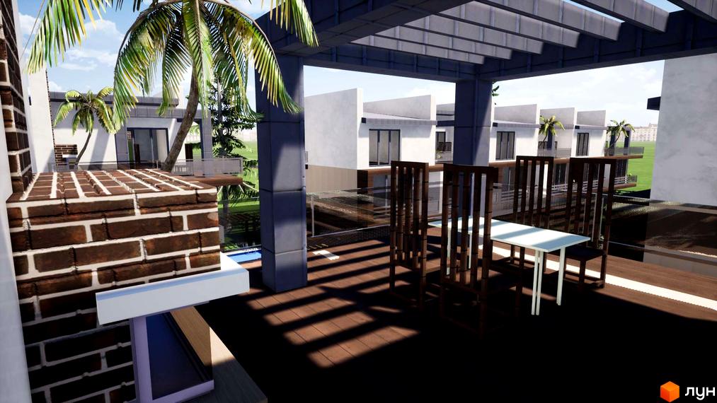 British Village - таунхауси з терасою та видом на зелену зону. Сучасний житловий комплекс з басейном та зонами відпочинку.