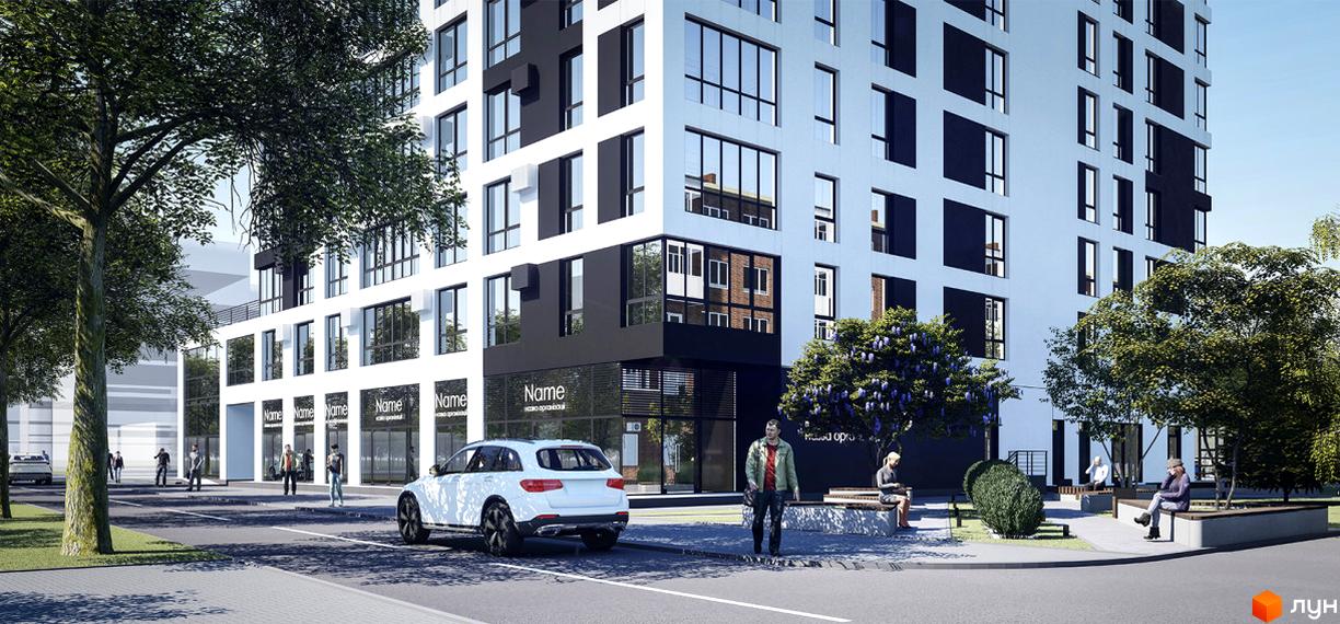 Зовнішній вигляд новобудови 