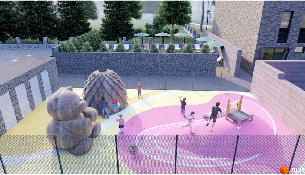 Дитячий майданчик біля новобудови 