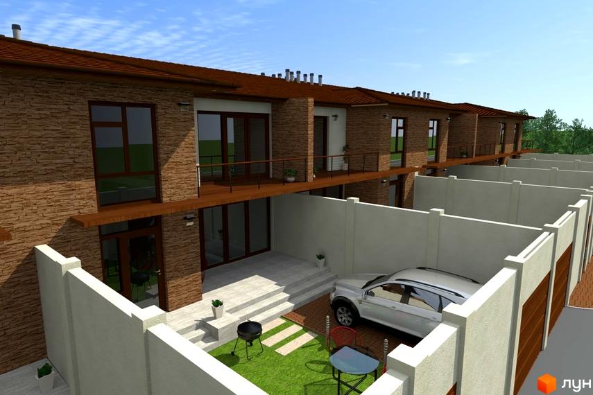 Зовнішній вигляд таунхаусів 