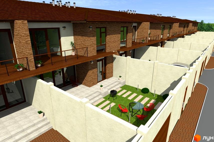 Зовнішній вигляд таунхаусів 