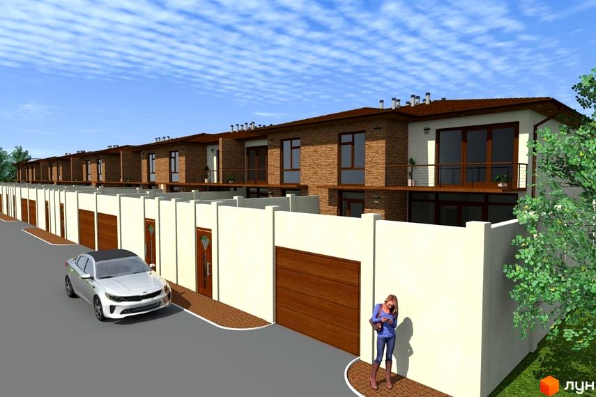 Зовнішній вигляд таунхаусів 