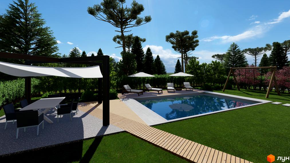 Котеджне містечко КМ BY THE RIVER з басейном, зоною відпочинку та зеленою територією. Сучасний дизайн та комфорт для вашого життя.