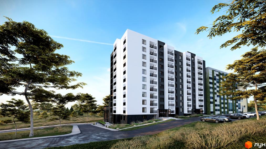 Зовнішній вигляд житлового комплексу 