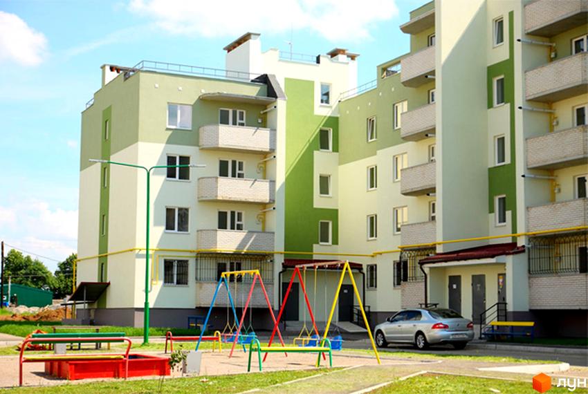 Зовнішній вигляд будинку житлового комплексу 