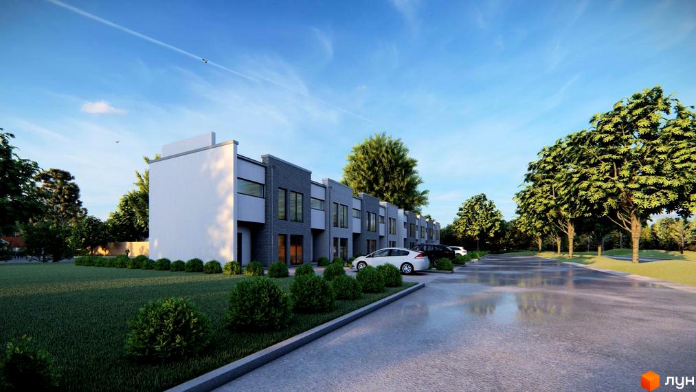 Зовнішній вигляд таунхаусів 