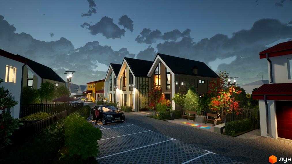 Зовнішній вигляд таунхаусів 