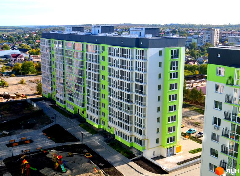 Зовнішній вигляд багатоповерхового житлового комплексу Living Park 