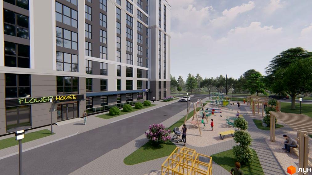 Зовнішній вигляд новобудови 