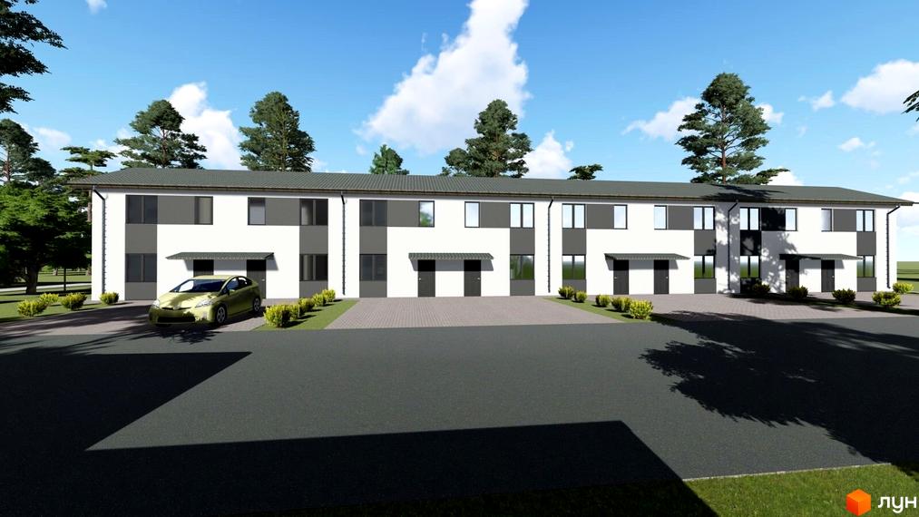 Зовнішній вигляд таунхаусів 