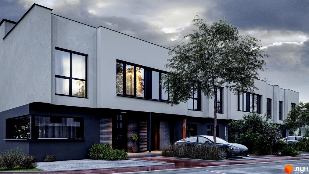 Зовнішній вигляд таунхаусів 