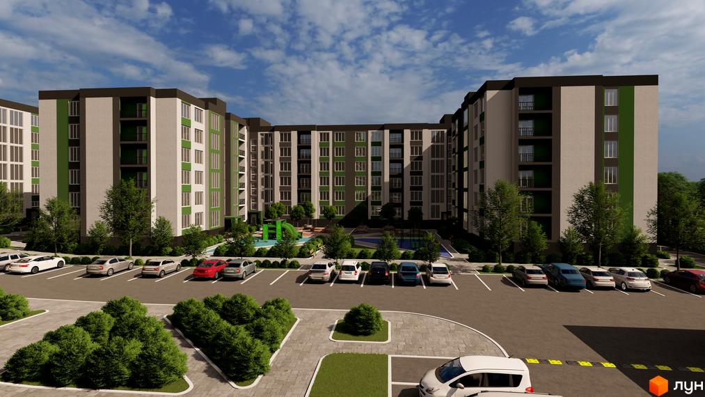Зовнішній вигляд житлового комплексу Living Park 