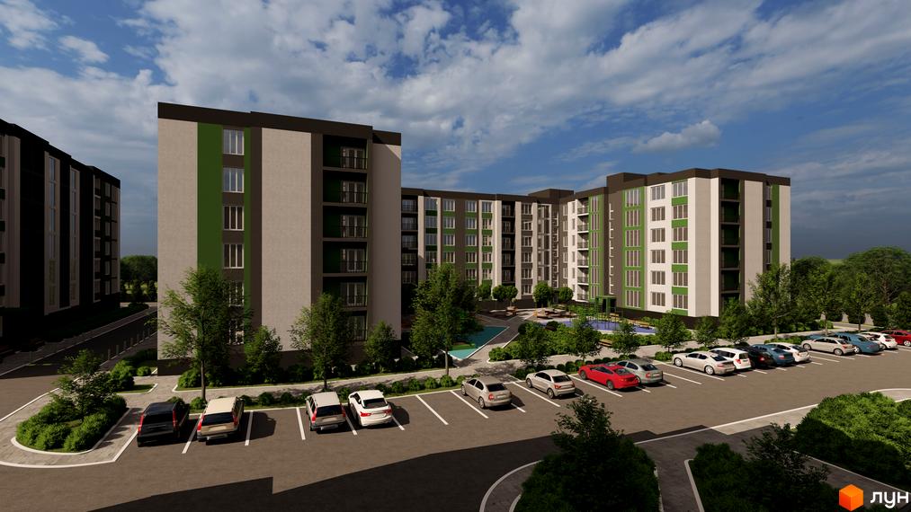 Зовнішній вигляд житлового комплексу Living Park 