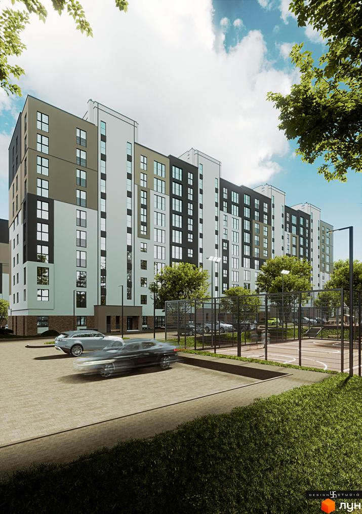 Зовнішній вигляд житлового комплексу 