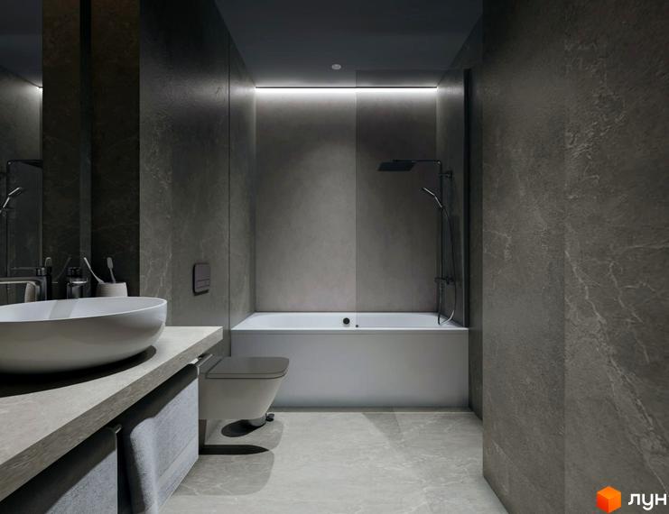 Апарт-готель VERTEXVILLE: стильні ванні кімнати з сучасною сантехнікою та оздобленням. Відкрийте для себе комфорт та елегантність у вашому новому домі.