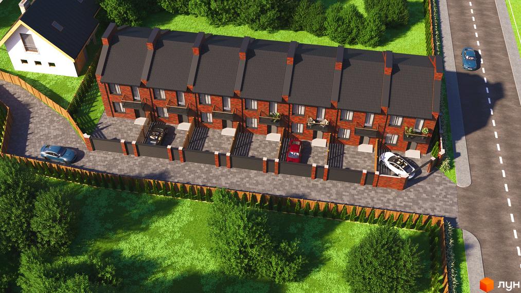 Зовнішній вигляд таунхаусів 