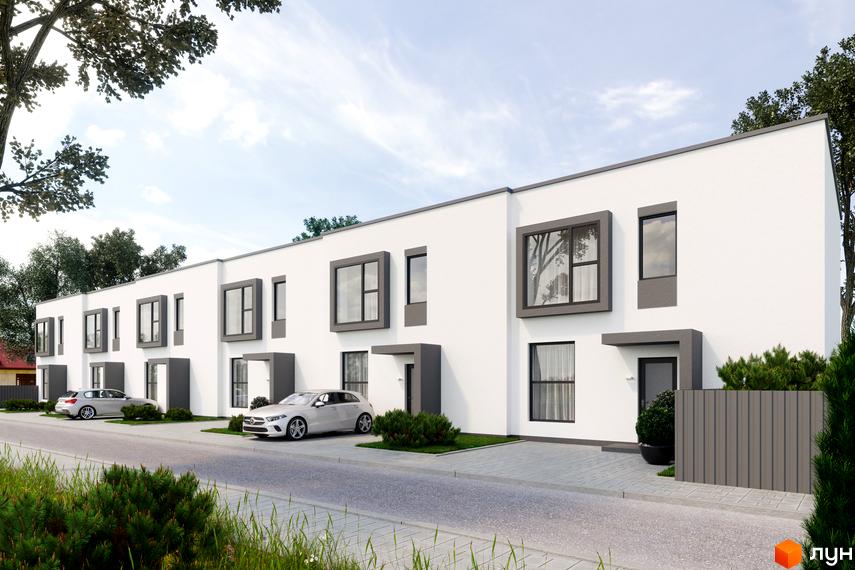 Зовнішній вигляд таунхаусів 