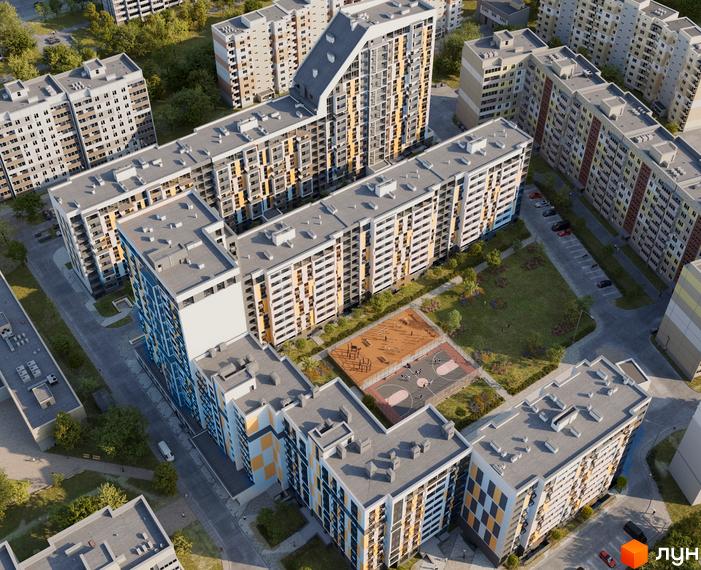 Вишгород Сіті Парк – житловий комплекс з багатоповерховими будинками та прибудинковою територією з дитячими майданчиками та зонами відпочинку.