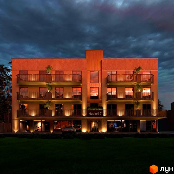 Зовнішній вигляд новобудови 