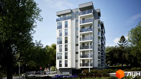 Житловий комплекс Lumierra Residence – це багатоповерхова новобудова з балконами та панорамними вікнами, розташована серед зелених дерев та облаштованої прибудинкової території.